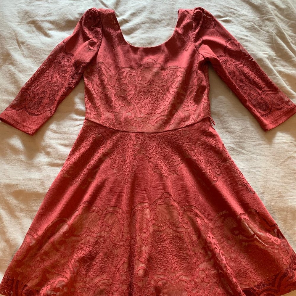 Knee length dress